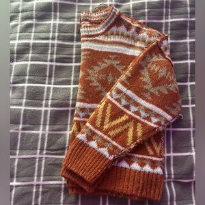 Gilded Intent Patterned Sweater